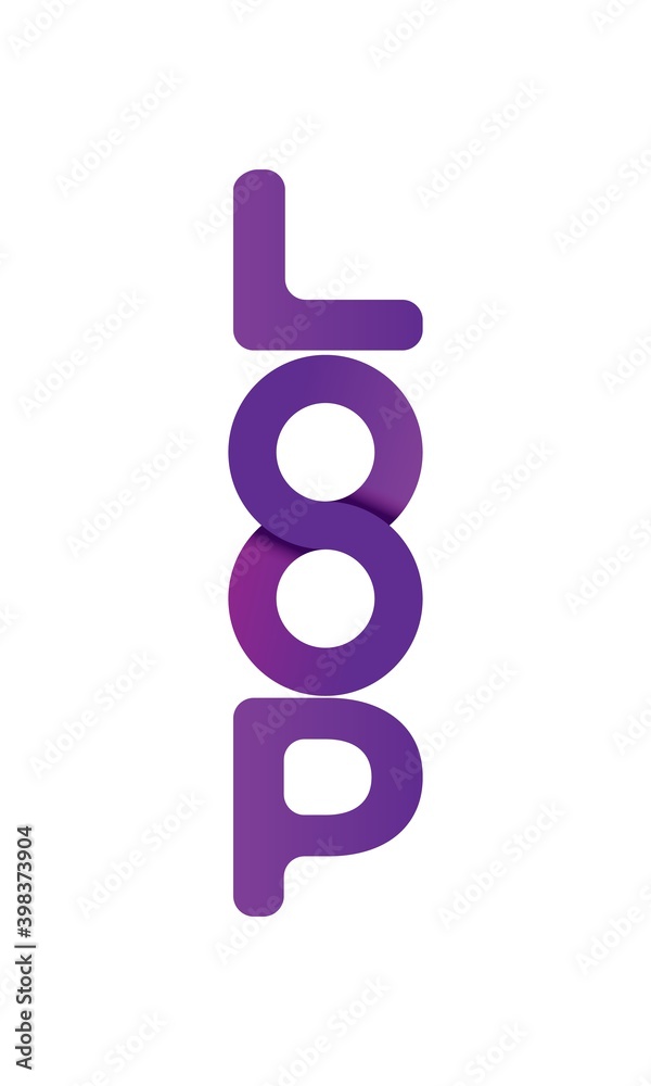 Loop Number 8 Infinity Symbol Logo Template Loop Number 8 Infinity Symbol Logo Template