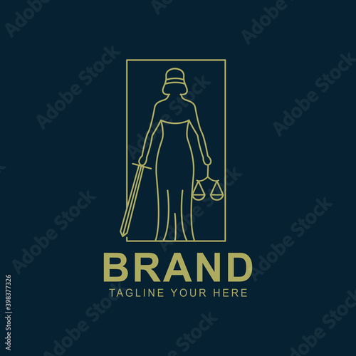 Law Firm,Law Office, Lawyer services, Luxury vintage crest logo, Vector logo template