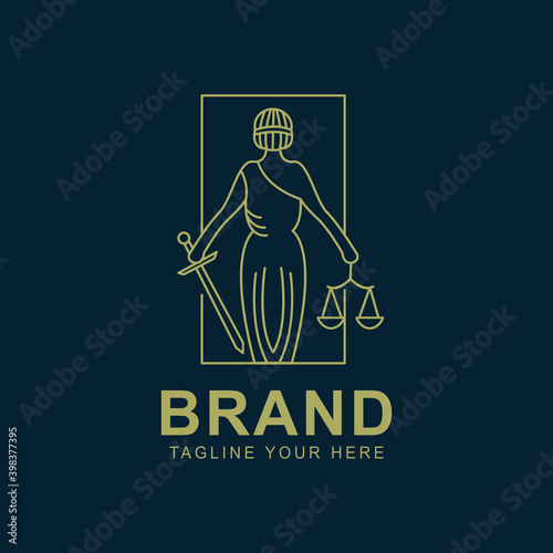 Law Firm,Law Office, Lawyer services, Luxury vintage crest logo, Vector logo template