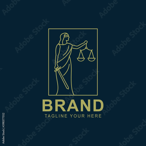 Law Firm,Law Office, Lawyer services, Luxury vintage crest logo, Vector logo template