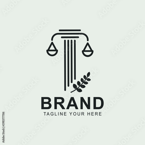 Law Firm,Law Office, Lawyer services, Luxury vintage crest logo, Vector logo template