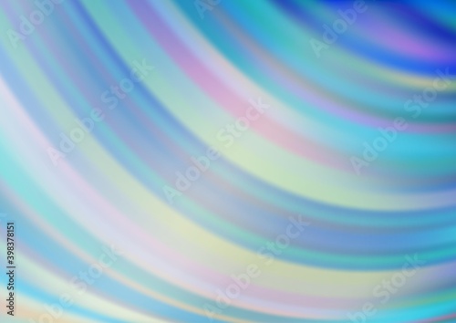 Light BLUE vector bokeh and colorful pattern. Colorful abstract illustration with gradient. The best blurred design for your business.