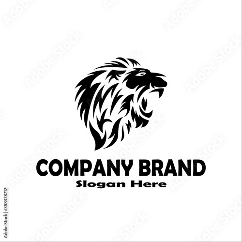 creative logo design lion concept vector template