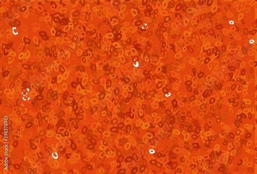 Light Orange vector texture with disks.