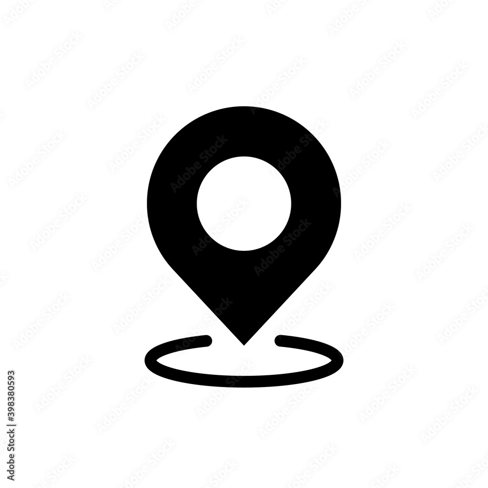 Location icon. Map pin vector symbol. Location icon. Map pin vector symbol.