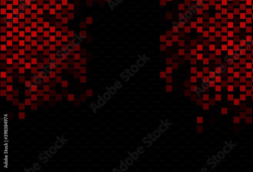 Dark Red vector template with square style.