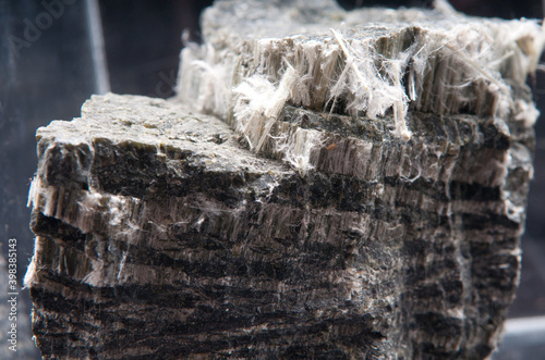 asbestos chrysotile fibers photo