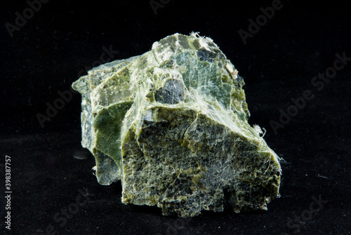 asbestos fibers green photo