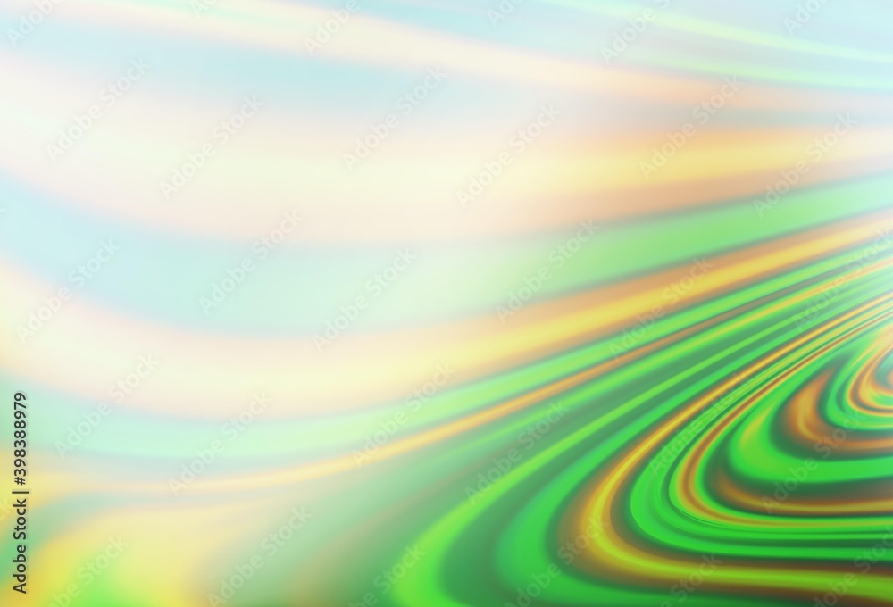 Light Green vector background with liquid shapes. Light Green vector background with liquid shapes.