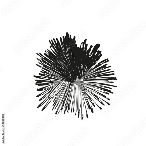 Christmas and New Year abstract boho fireworks