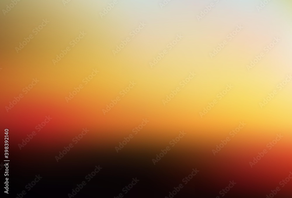 Light Blue, Yellow vector blurred bright template.