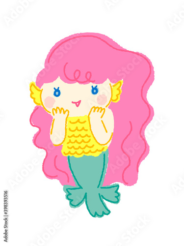                                            Amabie like a mermaid