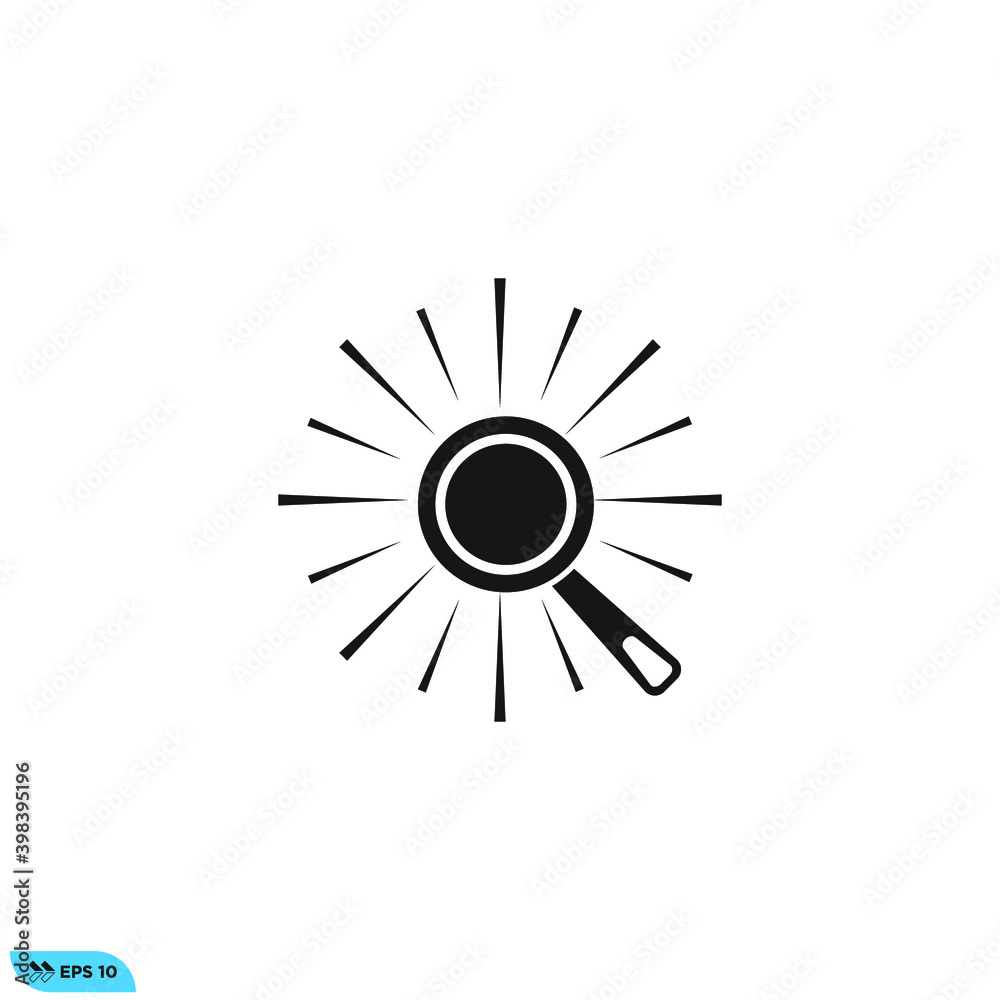Icon vector graphic of pan cooking, good for template app etc Icon vector graphic of pan cooking, good for template app etc
