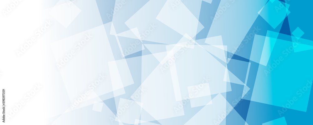 Obraz premium blue white square abstract background