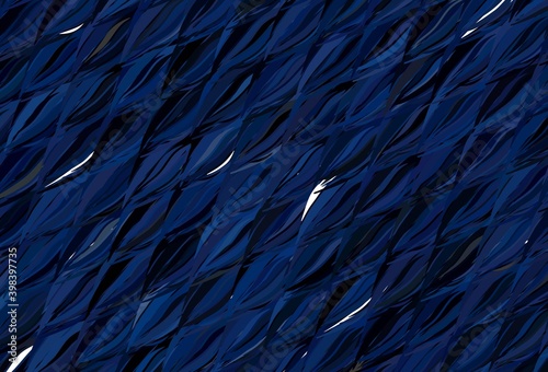 Dark colorful vector background with wry lines.