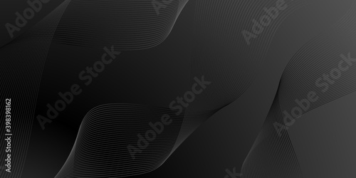 Sound wave rhythm surface with wave line abstract background