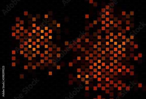 Dark Orange vector texture with rectangular style.