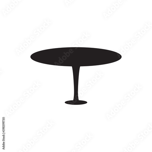Table icon logo design template