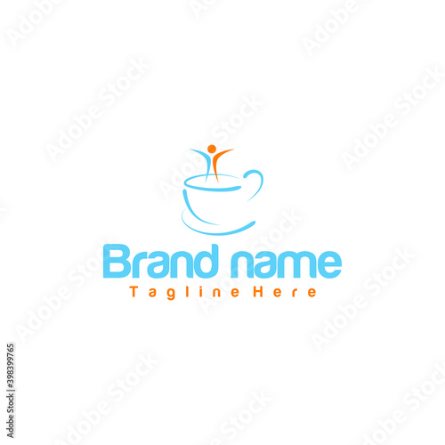 Simple and elegant Healthy coffee logo design that fits your business and uses the latest Adobe illustrations.