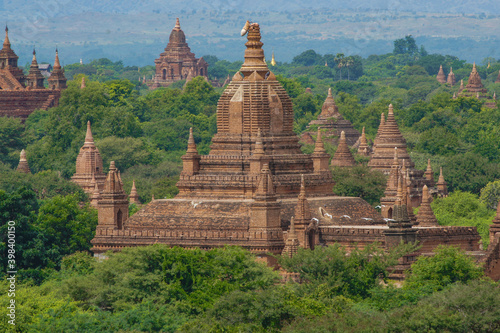 a large castle with many towers