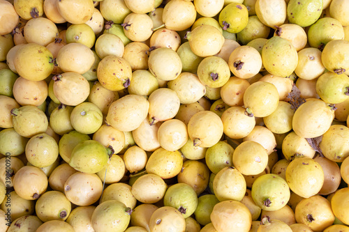 sweet and juicy yellow guava