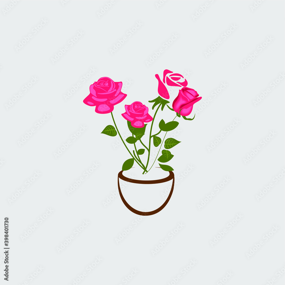 Simple and elegant Flower vector illustration that fits your business and uses the latest Adobe illustrations.