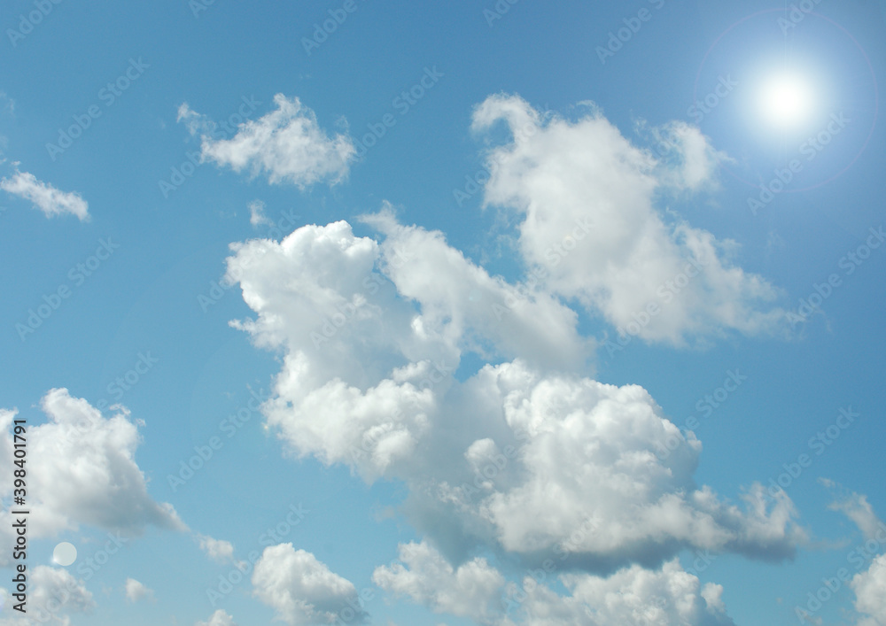 Obraz premium Cloudy sky background