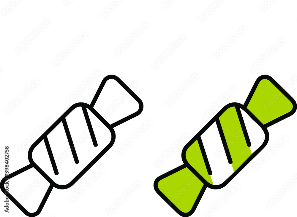 candy icon isolated on white background from sweets and candies collection. candy icon trendy and modern candy symbol for logo, web, app, UI. candy icon simple sign. candy icon flat vector illustratio candy icon isolated on white background from sweets and candies collection. candy icon trendy and modern candy symbol for logo, web, app, UI. candy icon simple sign. candy icon flat vector illustratio