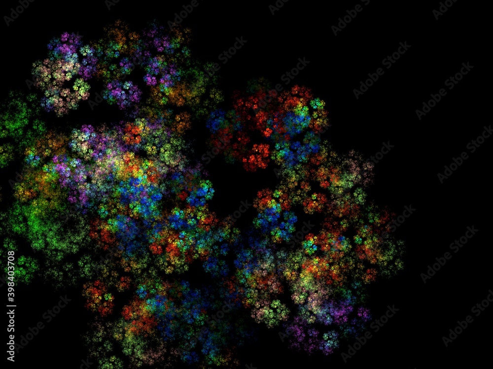 Imaginatory fractal background Image