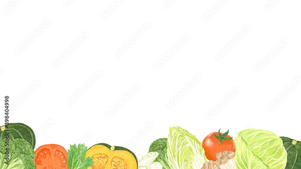 野菜の背景 Stock Illustration Adobe Stock