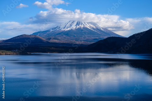 本栖湖からの富士山