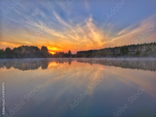 sunrise over the river © rom141180