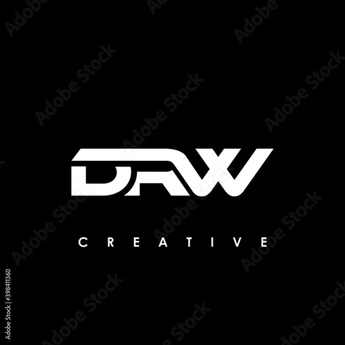 DRW Letter Initial Logo Design Template Vector Illustration	
 photo