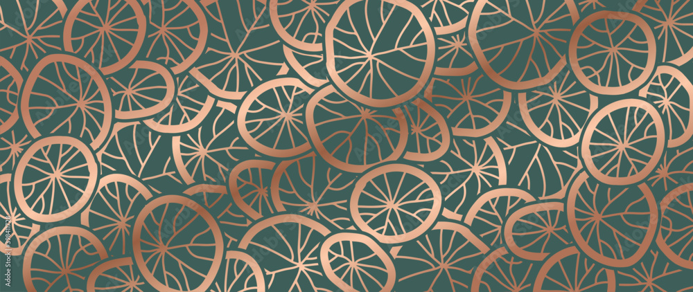 Luxury gold lotus leaves background vector. Tropical leaf wallpaper design. Luxury gold lotus leaves background vector. Tropical leaf wallpaper design.