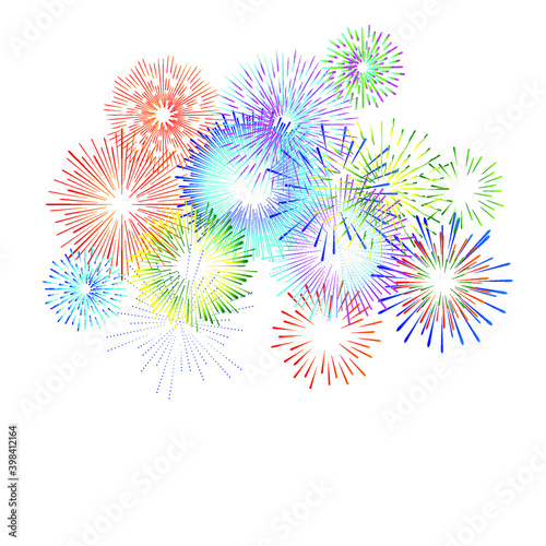 Radial burst Lines in Circle Form for comic books . fireworks Explosion background . Vector Illustration . Starburst  round Logo . New year. Design element . Abstract Geometric star rays . Sunburst . 