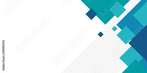 Blue geometric technological background. Template brochure and layout design.  Blue white technology presentation on white background with grey lines