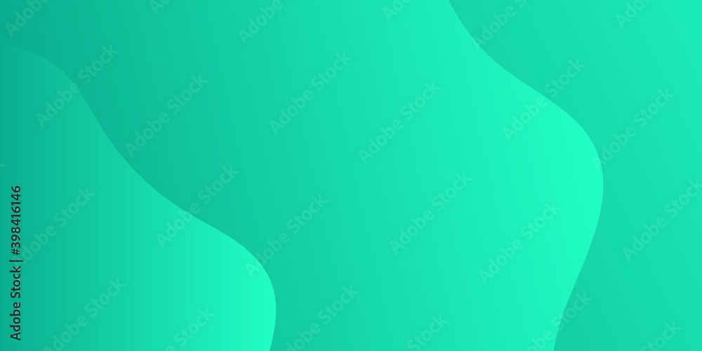 Green background with curve wave lines Green background with curve wave lines