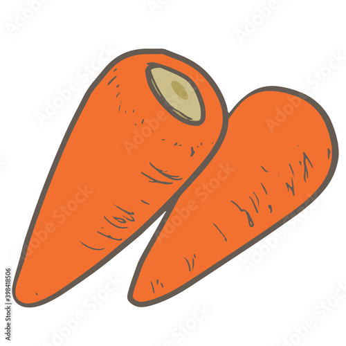 食物繊維の多い野菜、人参