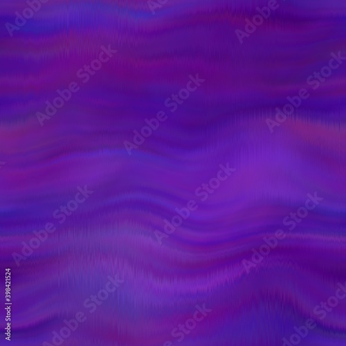 Blurry silk dark moody tie dye texture background. Wavy irregular bleeding wave seamless pattern. Athmospheric ombre distorted watercolor effect. Space dyed all over print photo