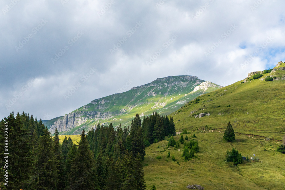 View from Bucegi mountains, Romania, Bucegi National Park