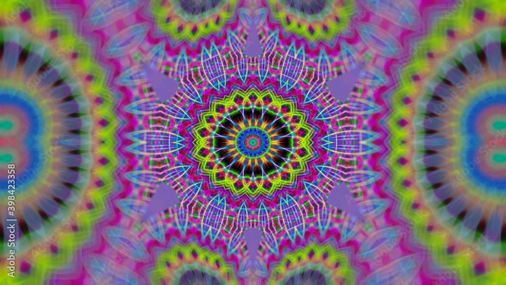Fototapeta premium Abstract background with beautiful ornaments.
