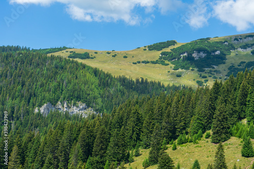 View from Bucegi mountains, Romania, Bucegi National Park © Oana