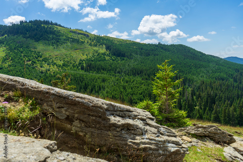 View from Bucegi mountains, Romania, Bucegi National Park