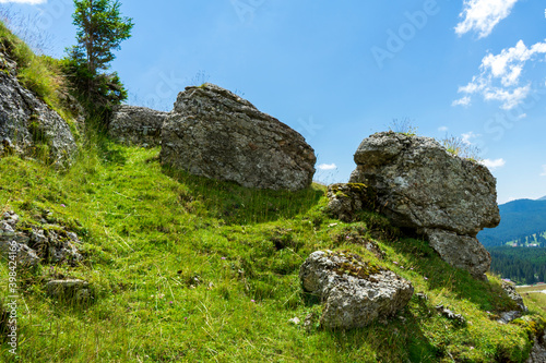 View from Bucegi mountains, Romania, Bucegi National Park