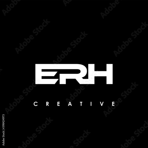 ERH Letter Initial Logo Design Template Vector Illustration 