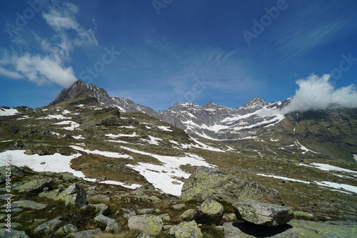 ceresole reale, italia, mountain, snow, spring photo