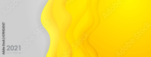 Color system combination of gray and yellow for graphic design, vivid color combination 2021 energetic abstract background. 	
Abstract color of the year futuristic graphic. Yellow texture design.