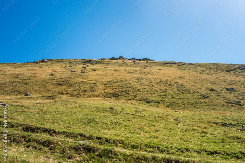 Fototapeta premium View from Bucegi mountains, Romania, Bucegi National Park