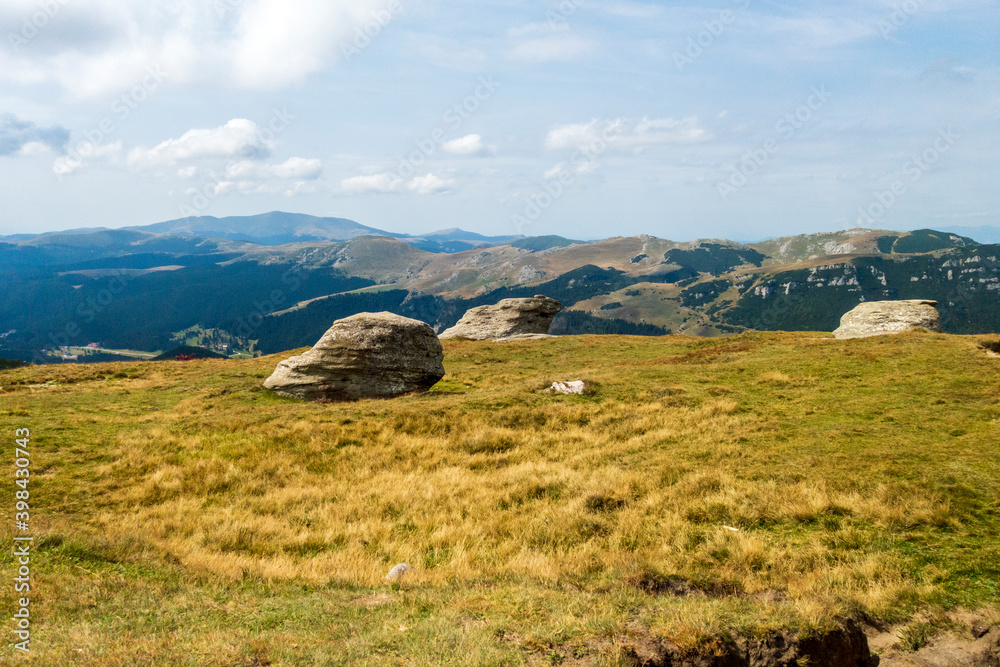 Naklejka premium View from Bucegi mountains, Romania, Bucegi National Park