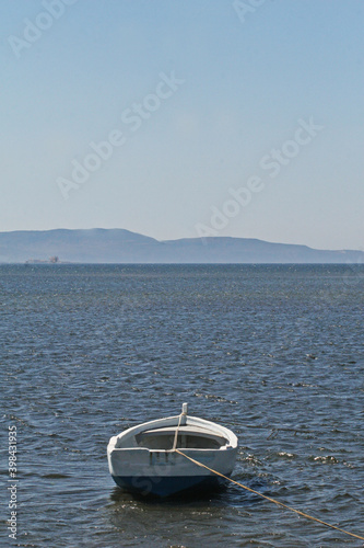 Obraz na płótnie Barca e mare in Sicilia, 2011
